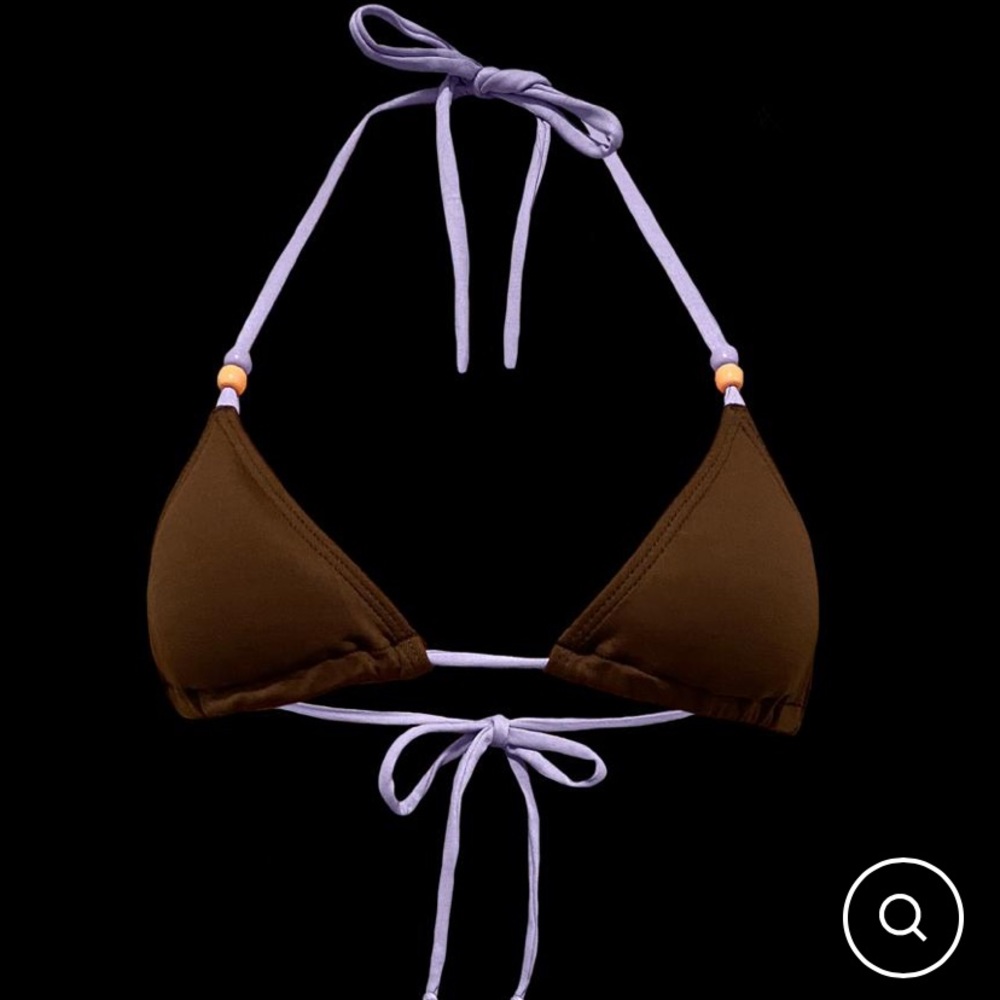 Knight Swim Harley Bikini in Lilac Cafe (top & bottoms)